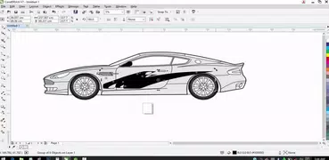 Auto Aufkleber Cutting Design