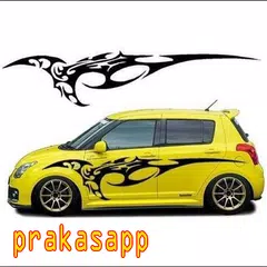 Car Sticker Cutting Design