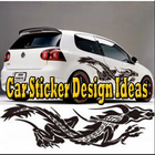 Ideeontwerp Car Stickers-icoon