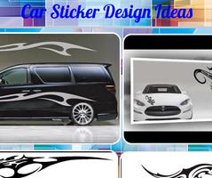 Ideeontwerp Car Stickers-poster