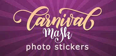 Carnival Masks Photo Stickers 🎭