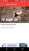 Fat Burning Cardio Workout - Cardio Exercise Video تصوير الشاشة 2