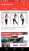Fat Burning Cardio Workout - Cardio Exercise Video تصوير الشاشة 3