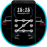 Cars Clock Lock Screen