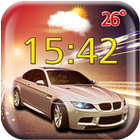 Cars Weather Clock Widget icon