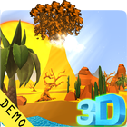 Cartoon Desert 3D Live WP icon