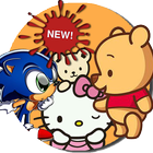 Kitty And Winnie Wallpaper simgesi