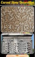 Carved Stone Decoration Affiche