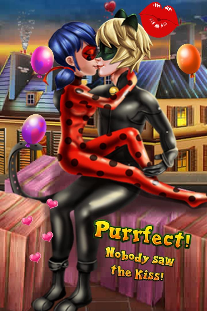 Featured image of post Ladybug And Cat Noir Kiss Game Superheroes fall in love particularly a sweet couple of lady bug and black cat