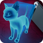 Cat Angela 3D Hologram enfants icône