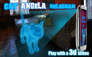 Cat Angela Hologram 3D Kids syot layar 2