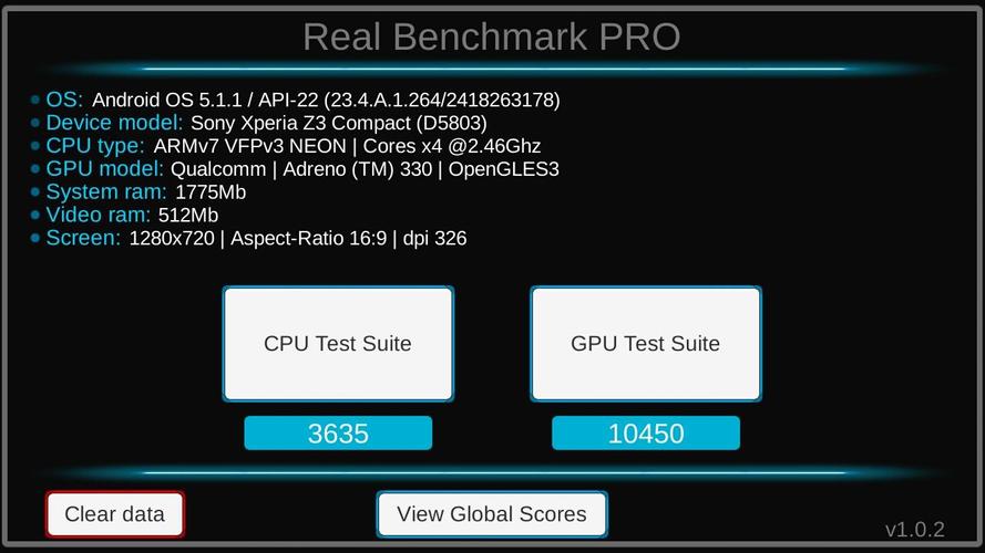 Real Benchmark PRO (CPU, GPU) APK for Android Download
