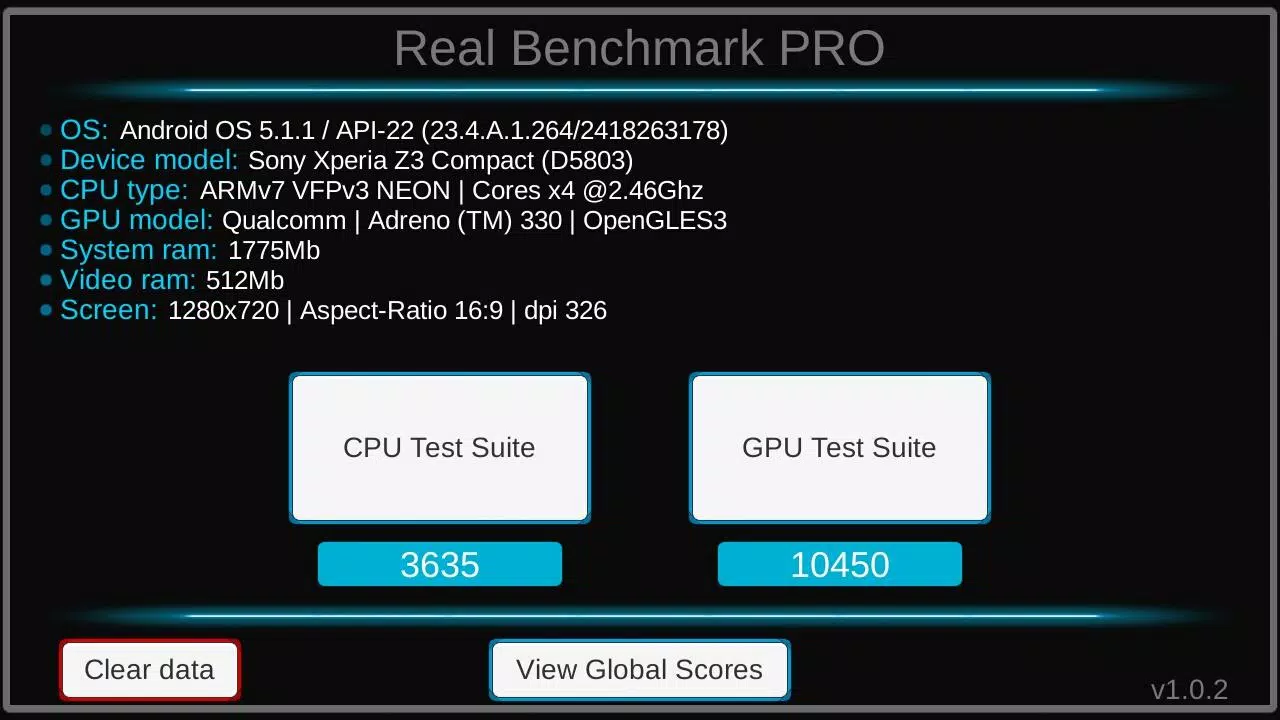 Real Benchmark PRO (CPU, GPU) for Android - APK Download