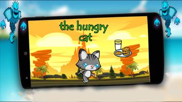 cat tom hungry Affiche