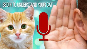 Cat to Human Translator Prank-poster