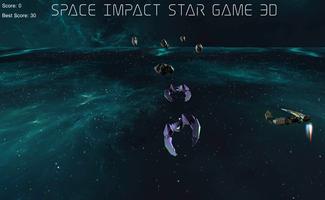 Space Impact Star Game 3D plakat