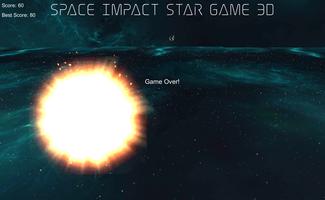 Space Impact Star Game 3D capture d'écran 2