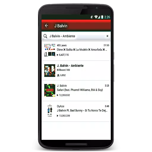 Ambiente - J Balvin APK pour Android Télécharger