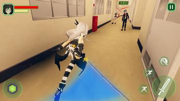 Lise Kız-Anime Kılıç Dövüş Oyunları 2018 Ekran Görüntüsü 2