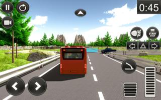 Campo Bus 2018-carretera simulador de conducción Poster