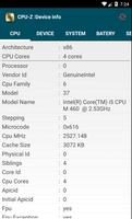 CPU-Z:Device Info capture d'écran 1