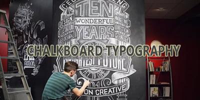 Chalkboard Typography syot layar 2
