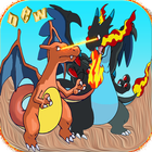 Charizard Dragon pikachu game icône