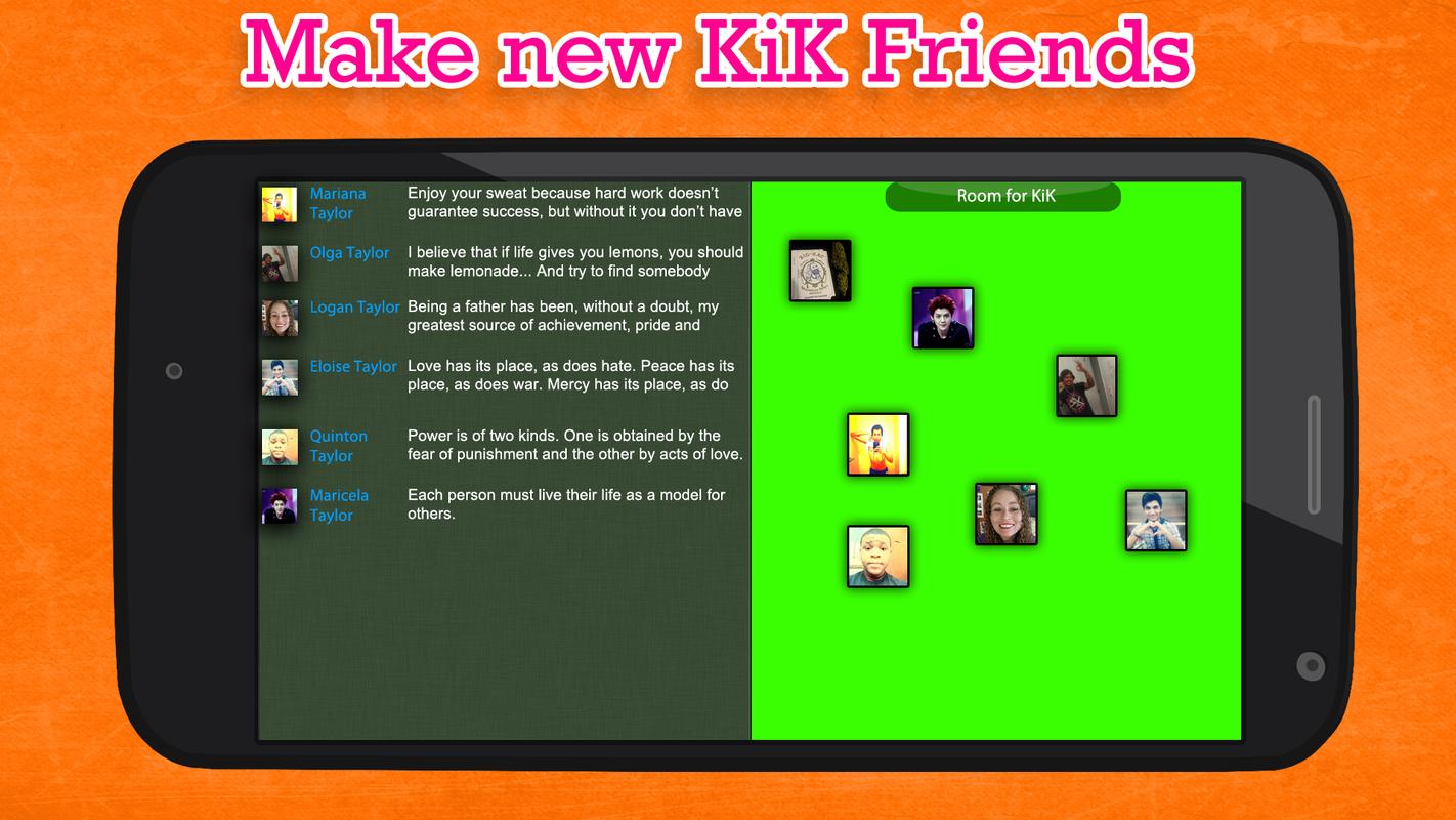 KK Friends for Kik Messenger, Usernames for Kik for 