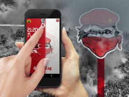 Wydad Zipper Lock Screen 截圖 1