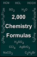 Chemistry formulas plakat
