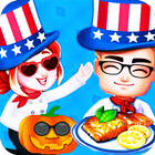 Cheat Food Street - Restaurant Free أيقونة