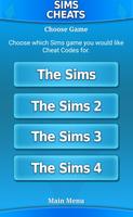 Cheats for Sims Affiche