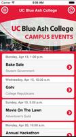 UC Blue Ash Events स्क्रीनशॉट 1