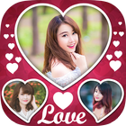 Love Frame Collage أيقونة