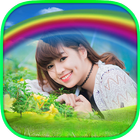 Rainbow Frame Collage أيقونة