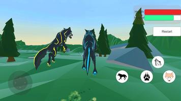 Epic Wild Wolf Simulator 3D captura de pantalla 1