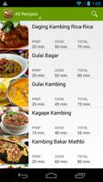 Resep Masakan Daging Kambing poster