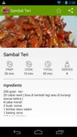 Resep Sambal Olahan Nusantara capture d'écran 3