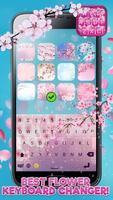 Cherry Blossom Keyboard पोस्टर