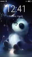 Cute Panda Art Screen Lock poster