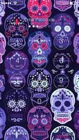 پوستر Skull Pattern Color Explosion Screen Lock