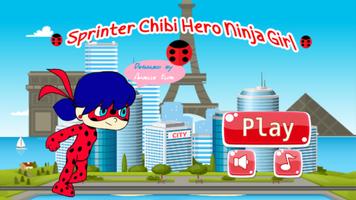 Sprinter Chibi Hero Ninja Girl captura de pantalla 1