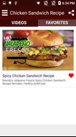 Chicken Sandwich Recipe capture d'écran 1