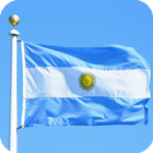 Argentina Flag Live Wallpaper icône