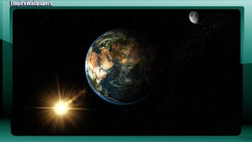 Earth And Sun Wallpaper captura de pantalla 2