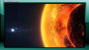 Earth And Sun Wallpaper captura de pantalla 3
