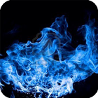 Blue Fire Live Wallpaper icône