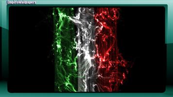 Italy Flag Wallpaper poster
