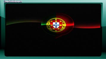 Portugal Flag Wallpaper plakat