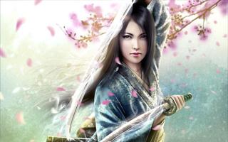 Samurai Girl Live Wallpaper capture d'écran 3